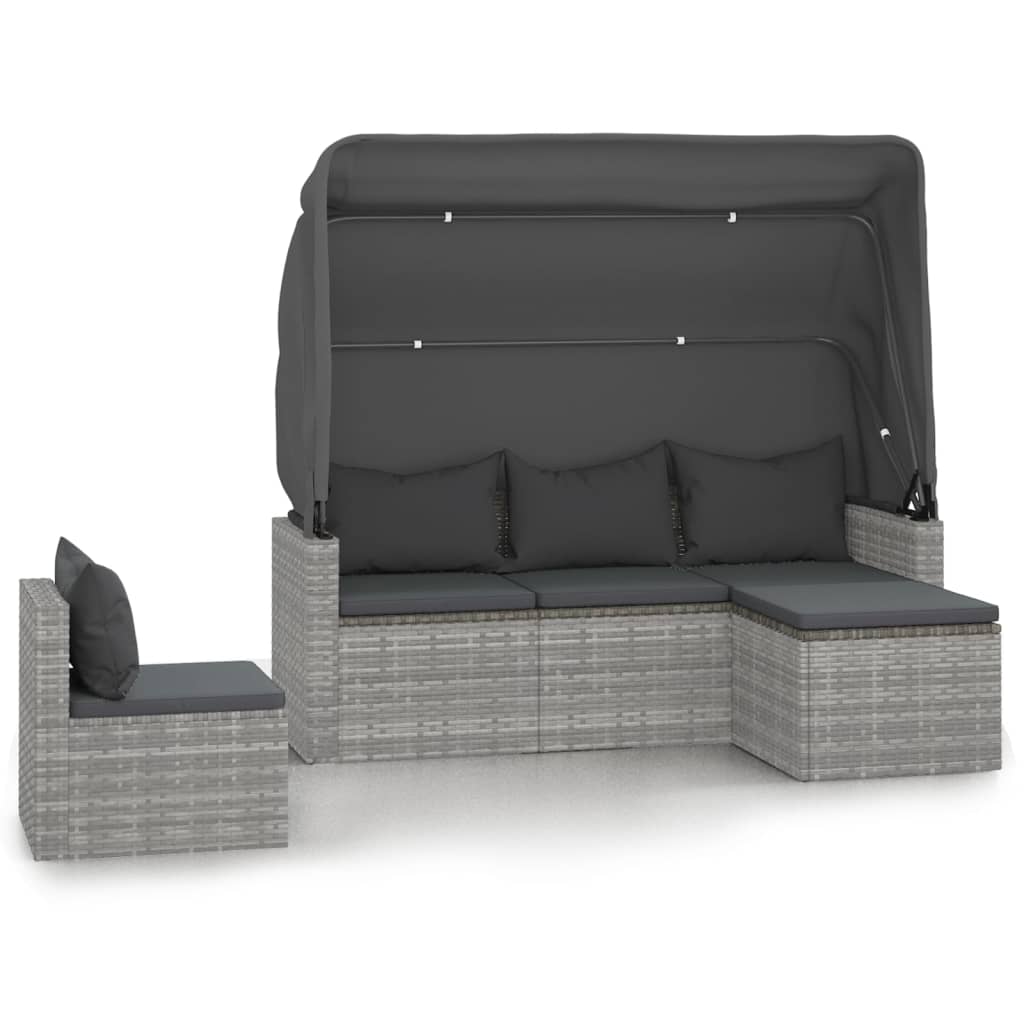 Garden Sofa Set Grey