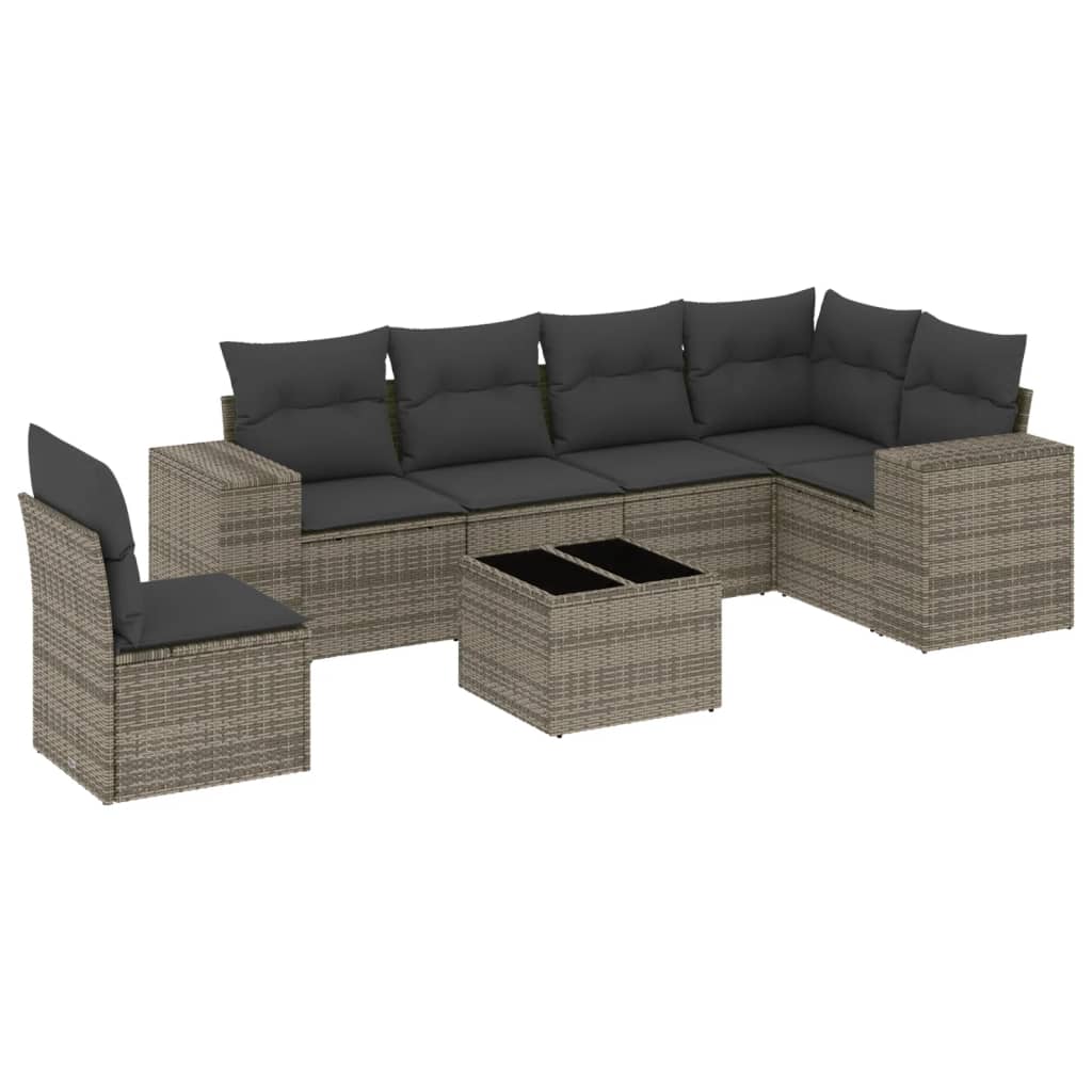 Garden Sofa Set Grey