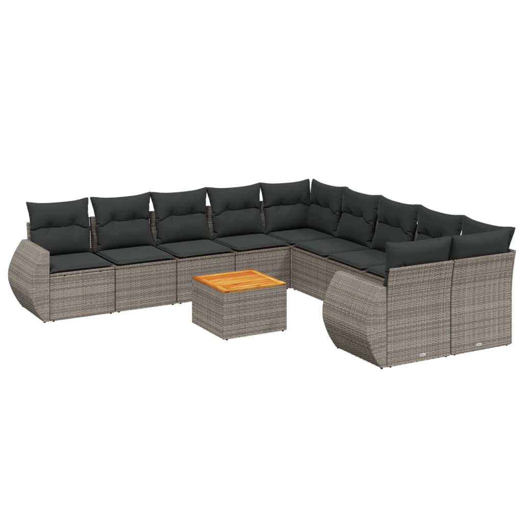 Garden Sofa Set Grey