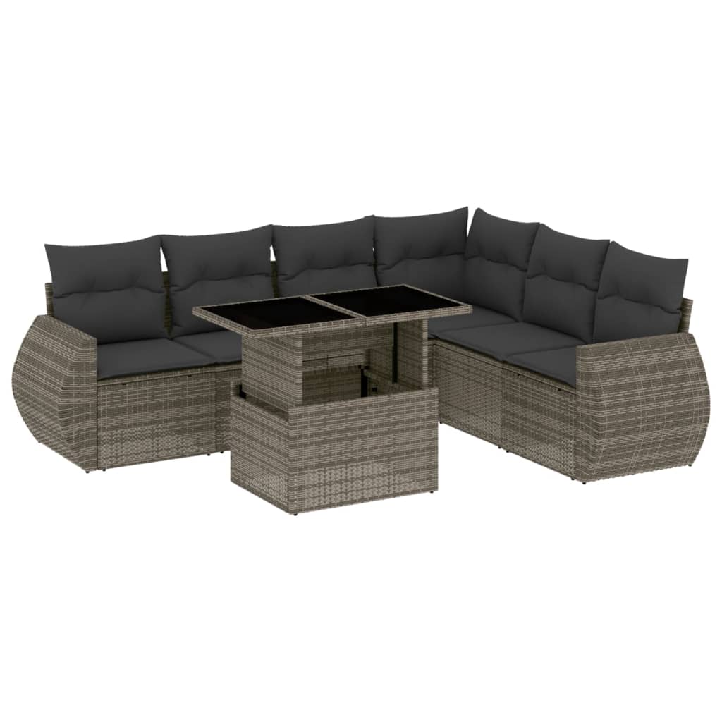 Garden Sofa Set Grey