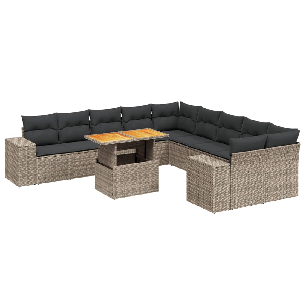 Garden Sofa Set Grey