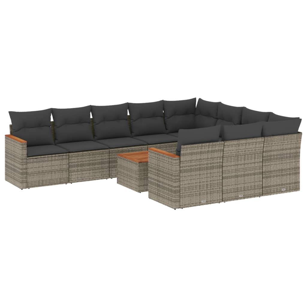 Garden Sofa Set Grey