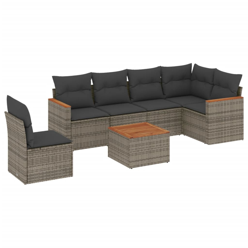 Garden Sofa Set Grey