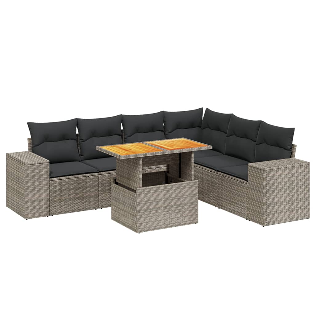 Garden Sofa Set Grey