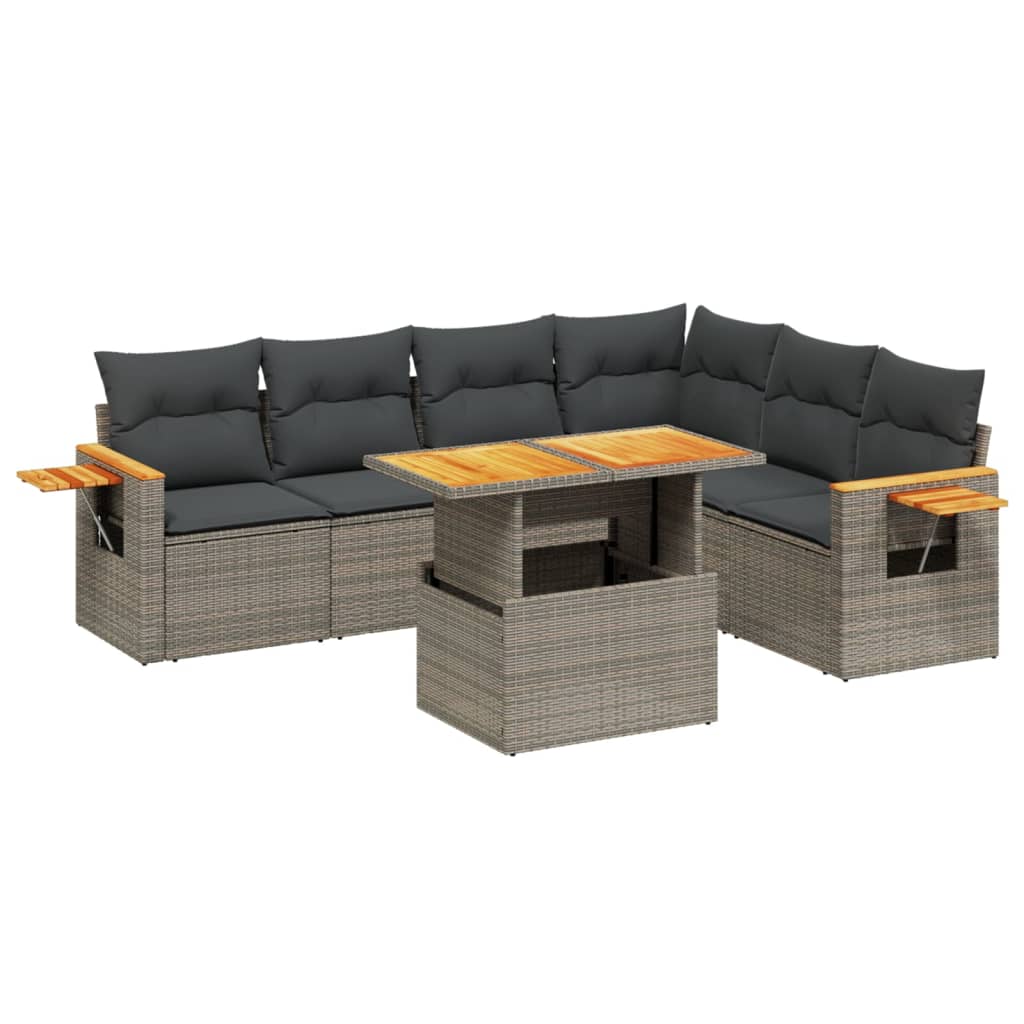 Garden Sofa Set Grey