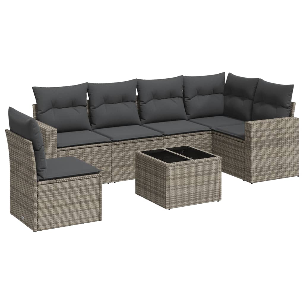 Garden Sofa Set Grey