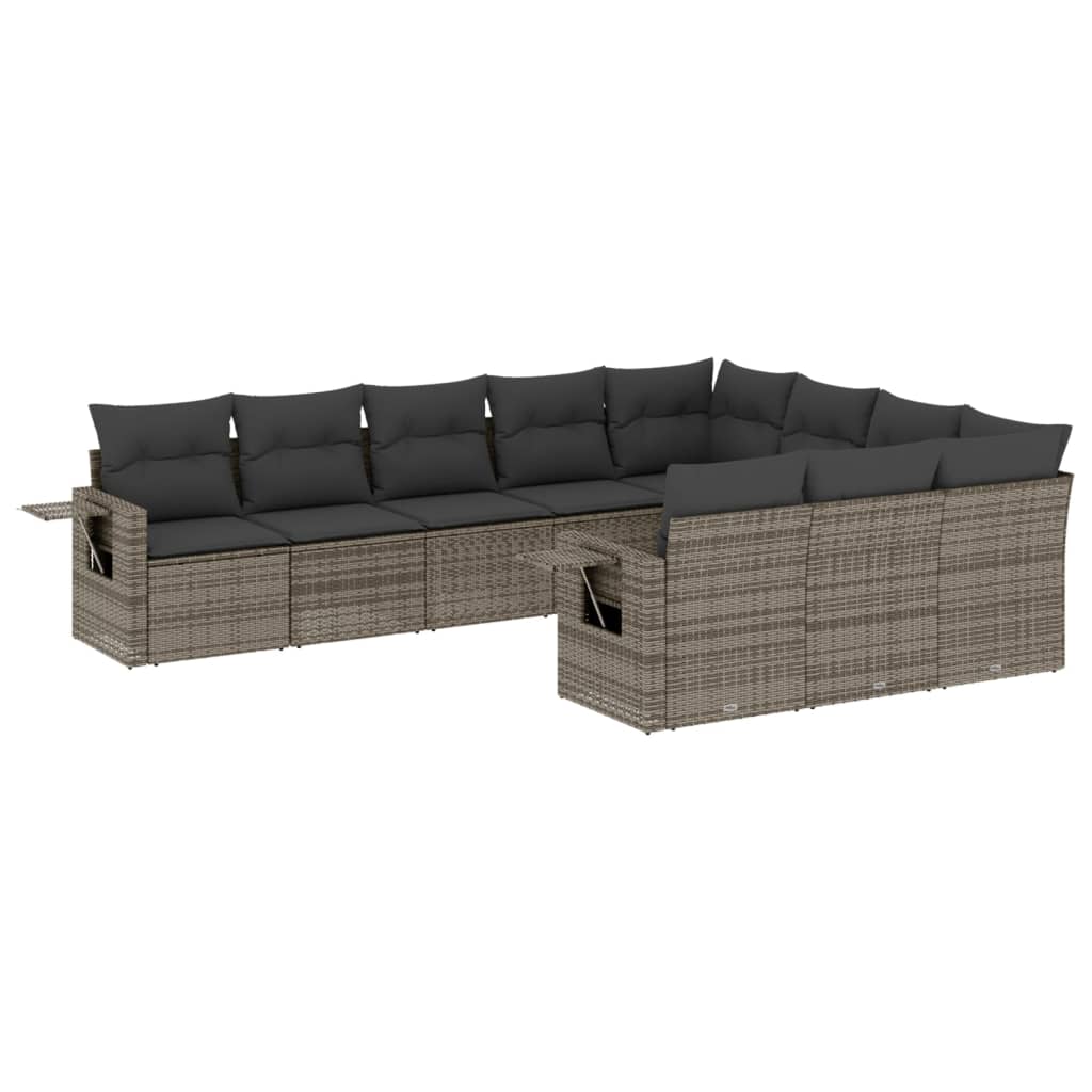 Garden Sofa Set Grey, Dark Grey