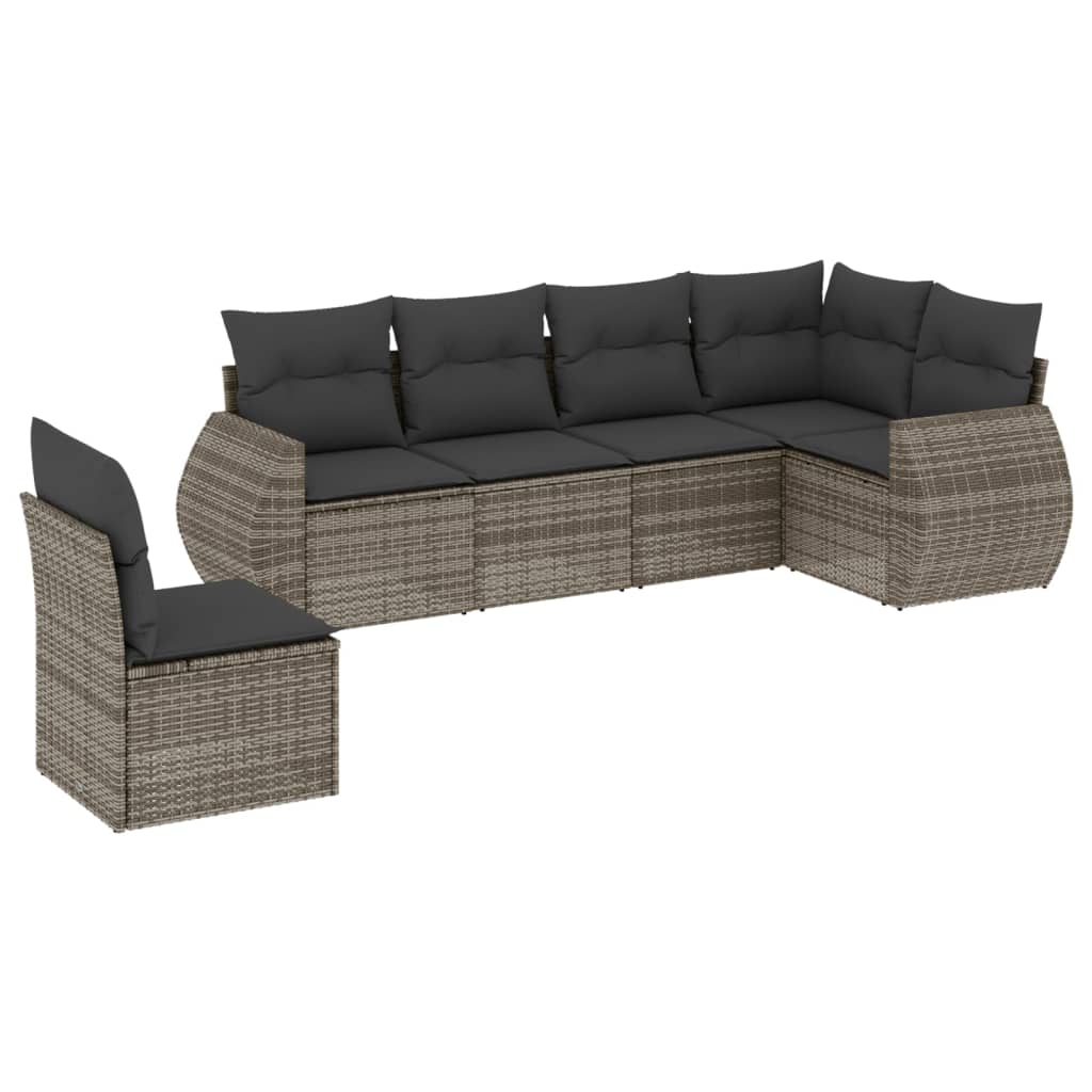 Garden Sofa Set Grey, Dark Grey