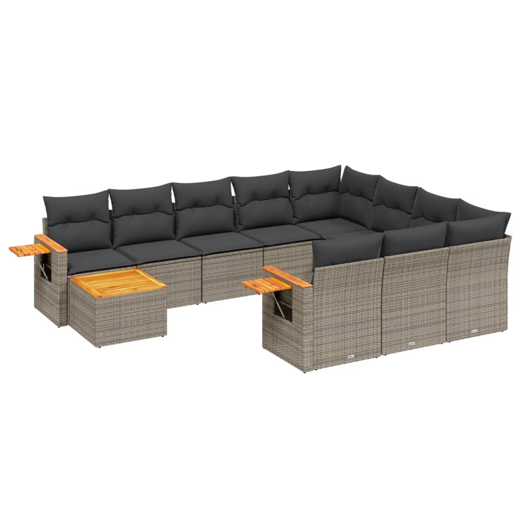 Garden Sofa Set Grey