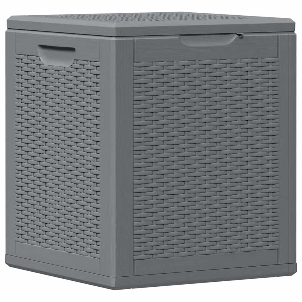 Garden Storage Box Grey Polypropylene Compact