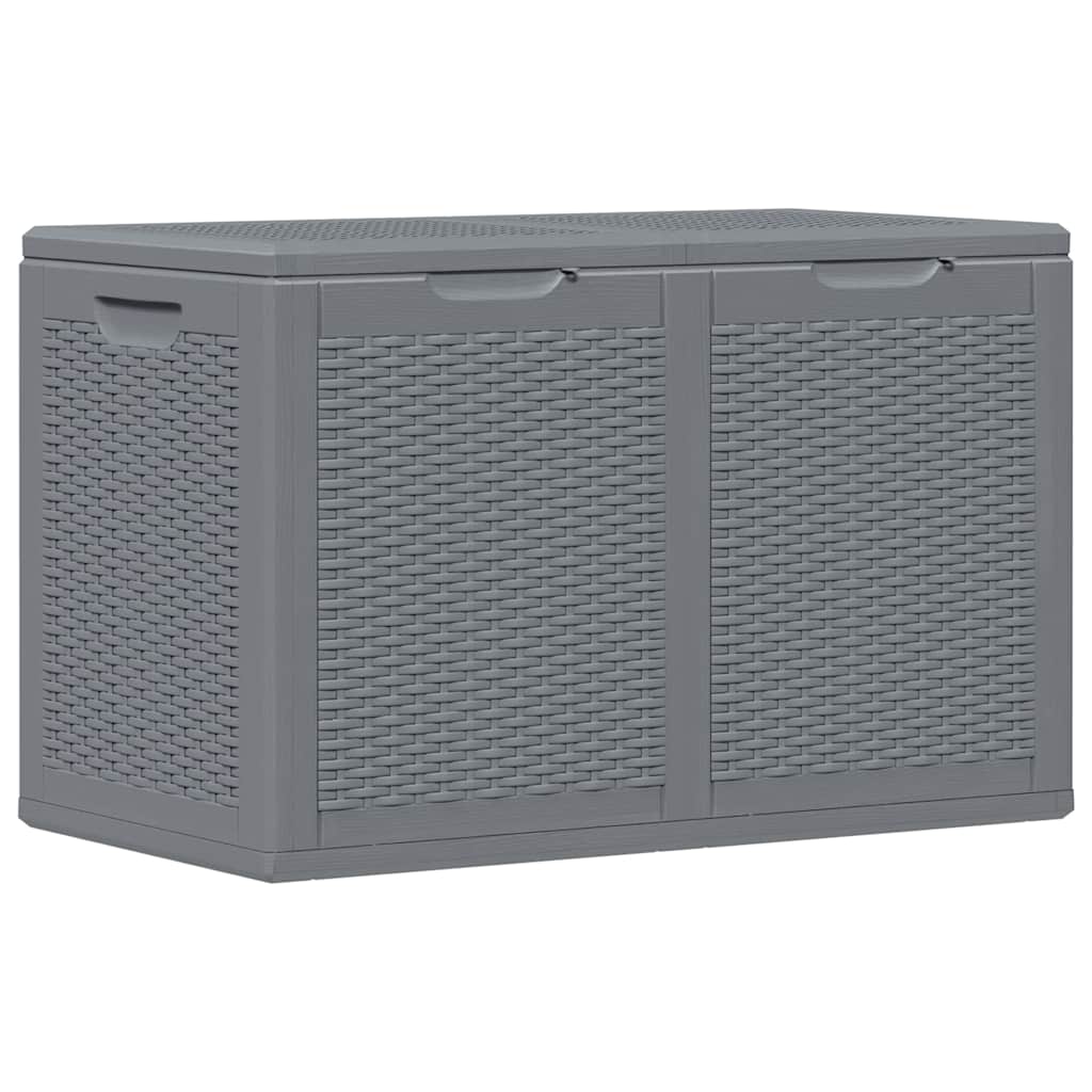 Garden Storage Box Grey Polypropylene Medium Garden Storage Box