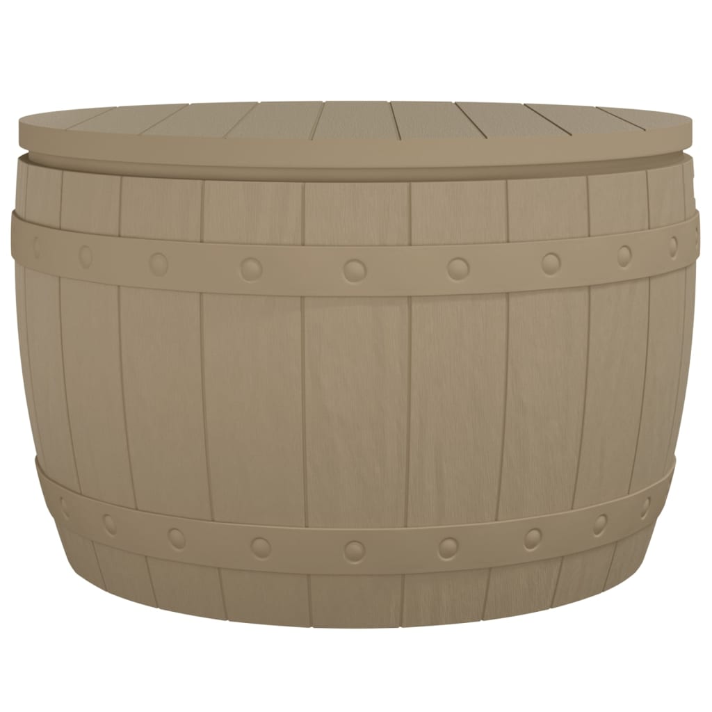 Garden Storage Box Light brown Polypropylene Medium