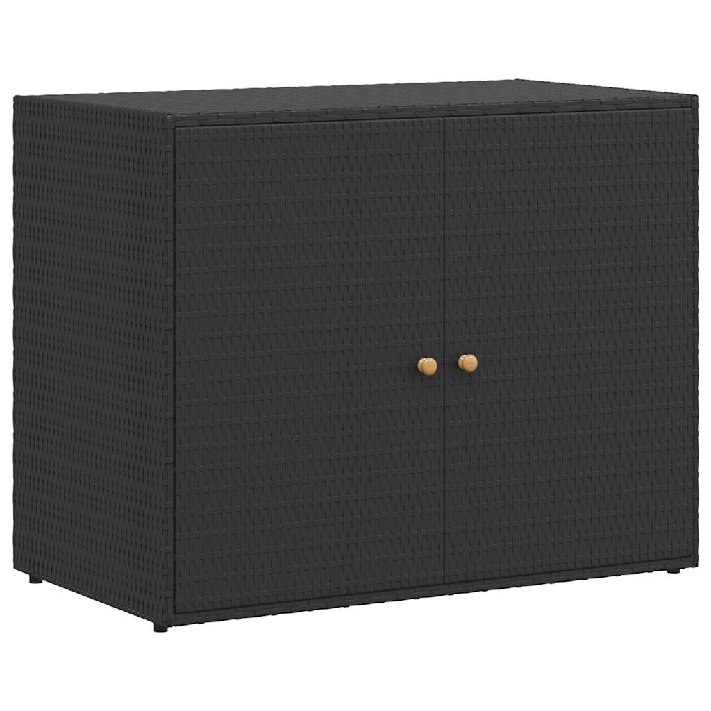 Garden Storage Cabinet Black