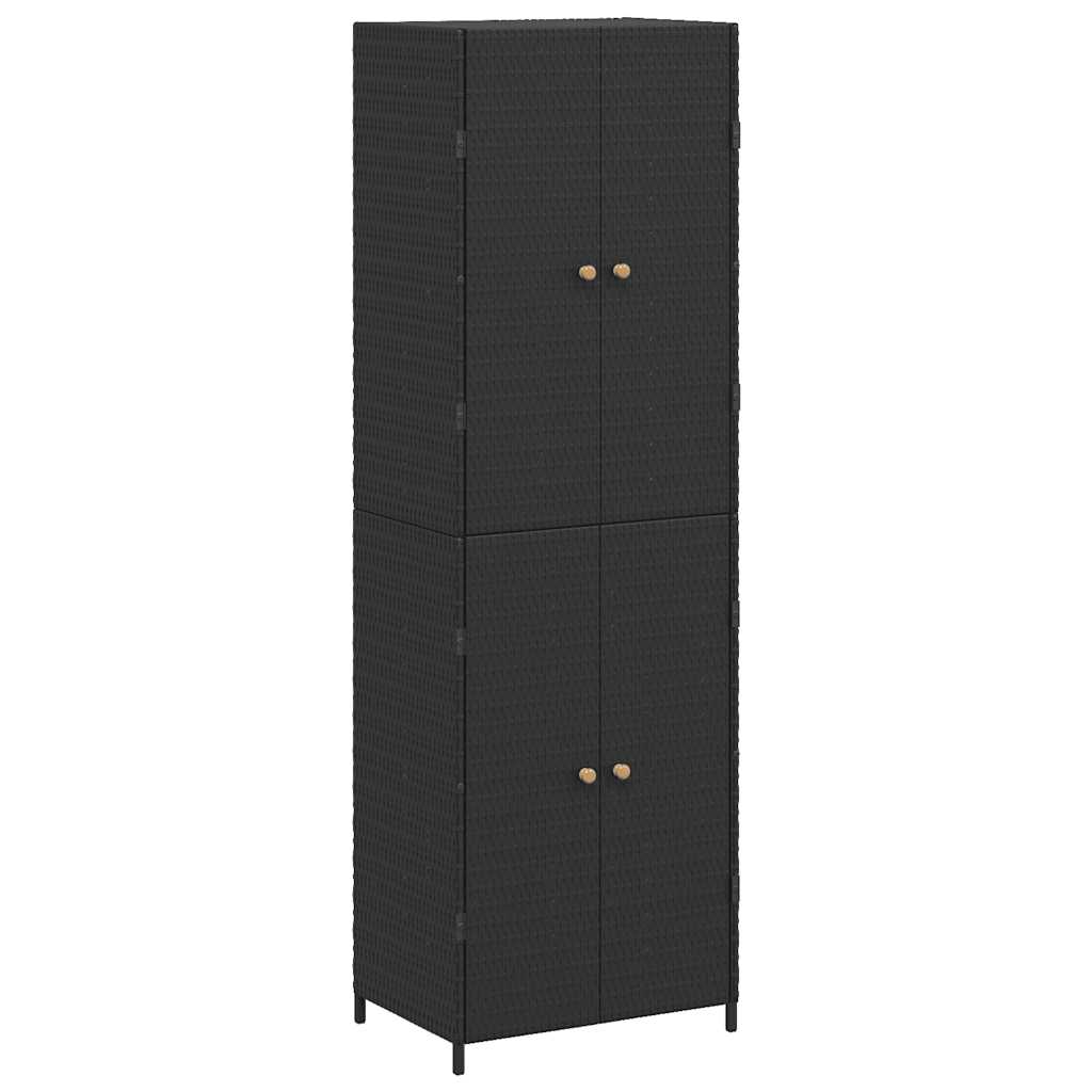 Garden Storage Cabinet Black