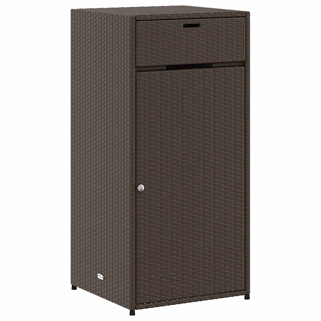 Garden Storage Cabinet Brown