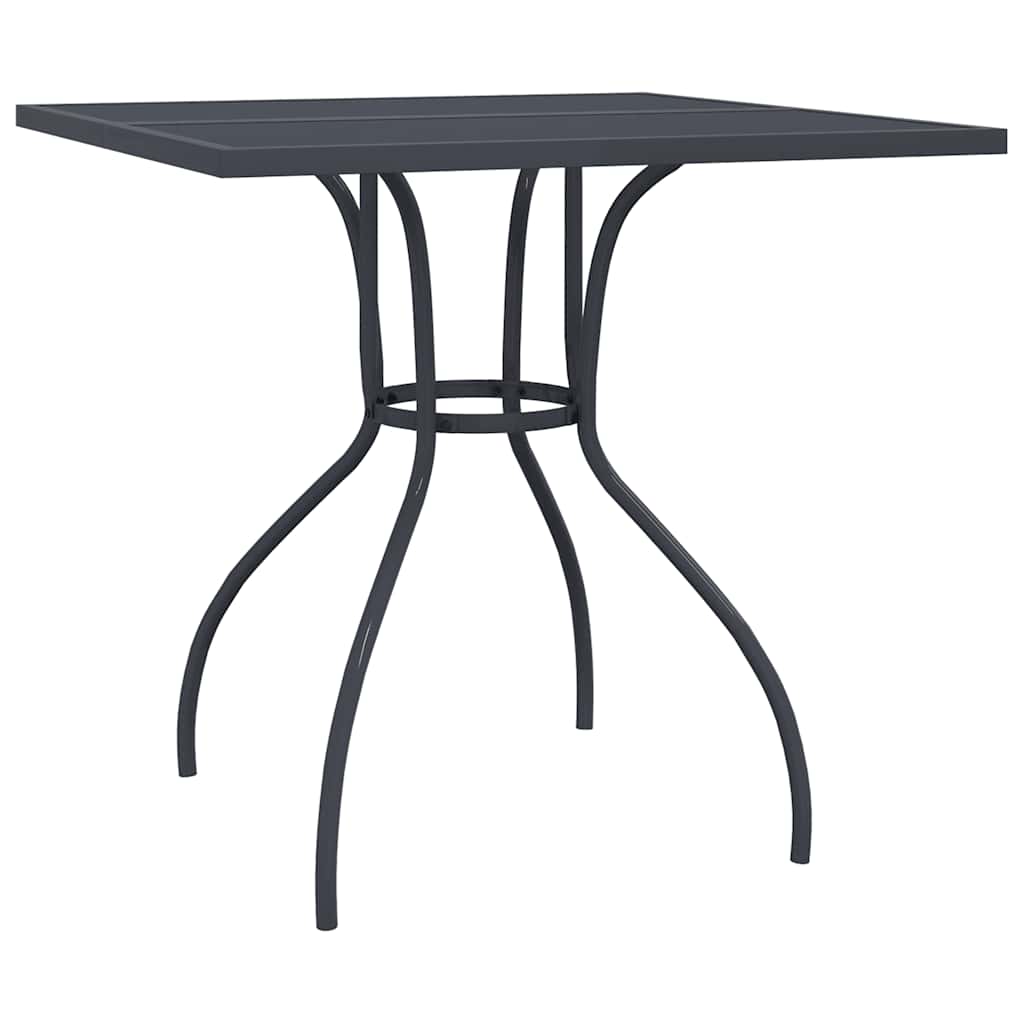 Garden Table Anthracite Steel (e-coated and powder-coated) 31.5 in