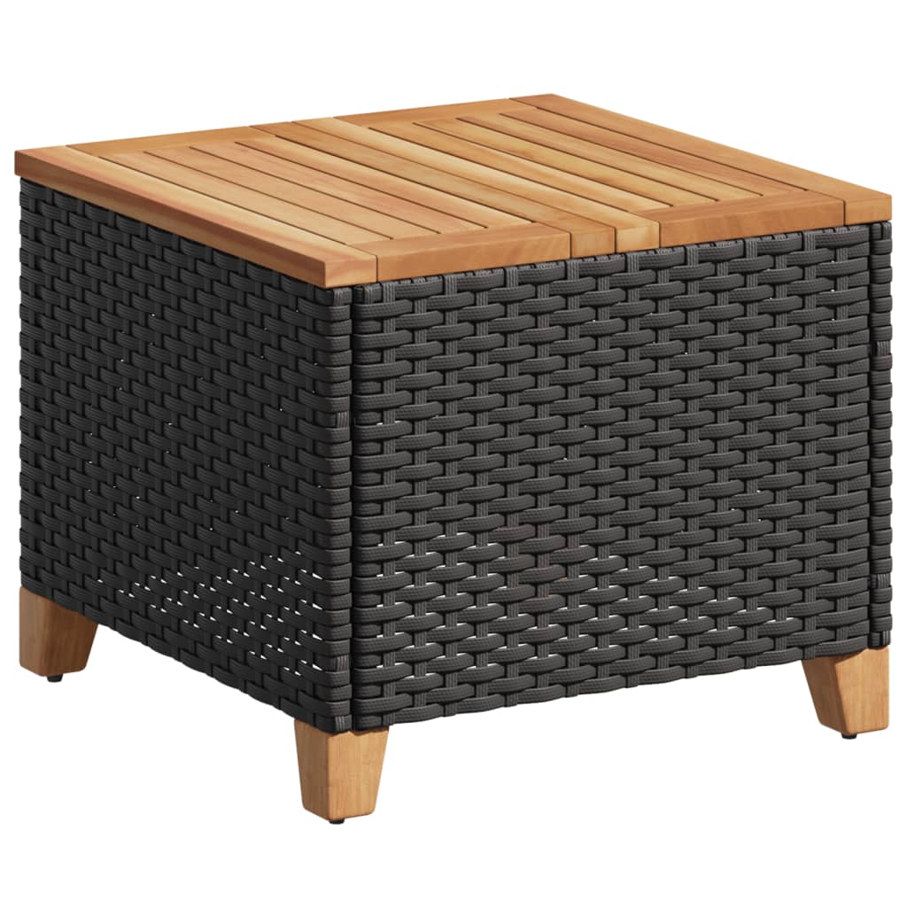 Garden Table Black and Brown