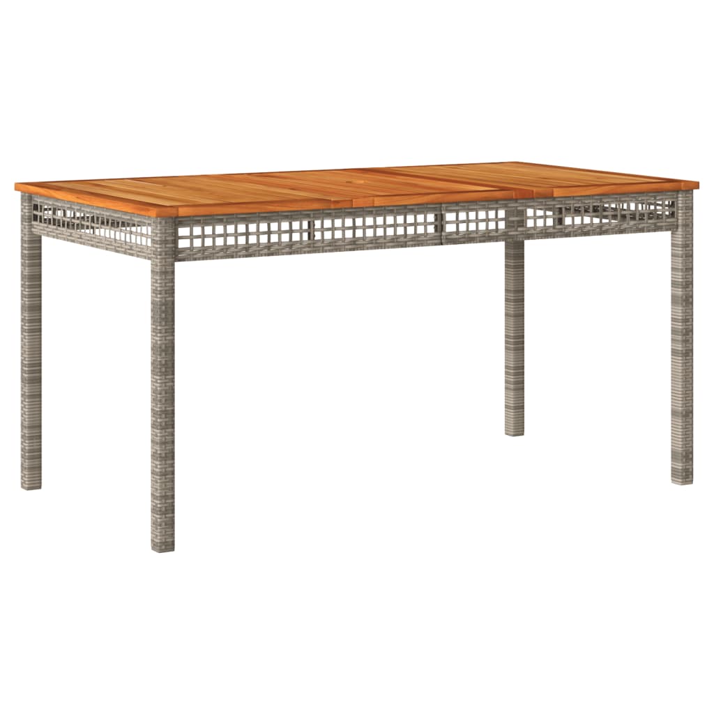 Garden Table Grey and Brown