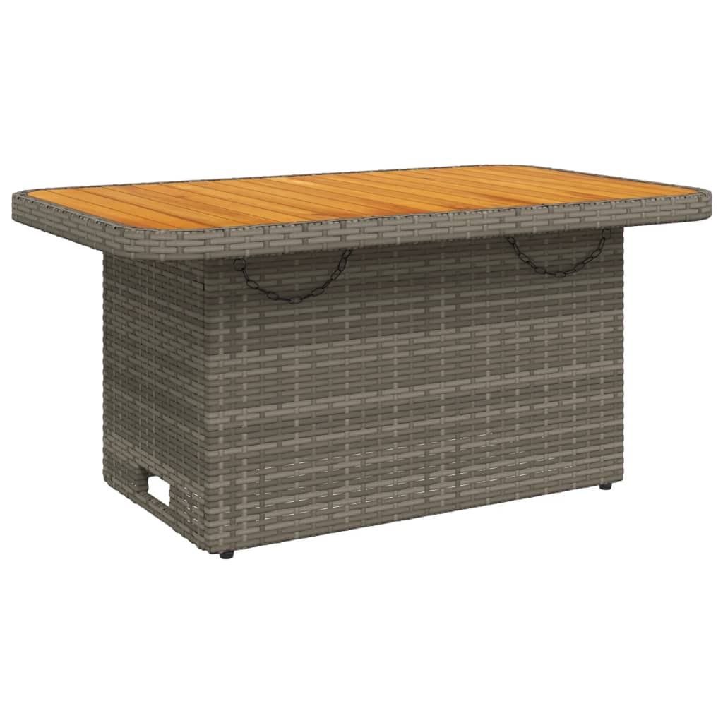 Garden Table Grey and Brown