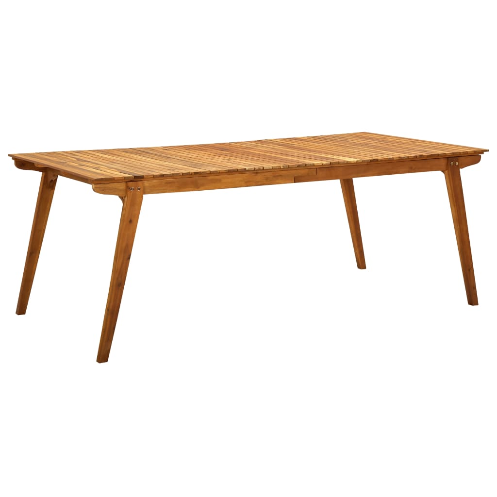 Garden Table Natural wood Solid Acacia wood Large Durable