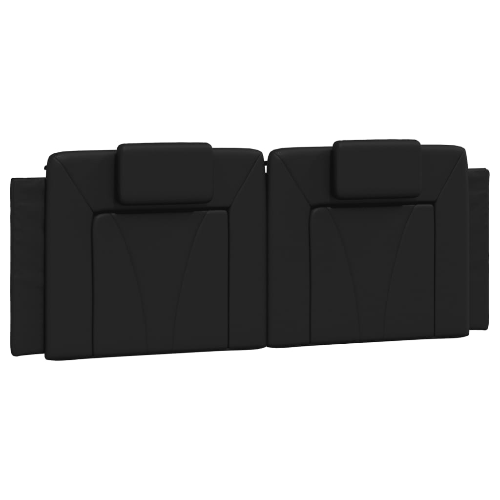 Headboard Cushion Black Faux leather Standard Detachable