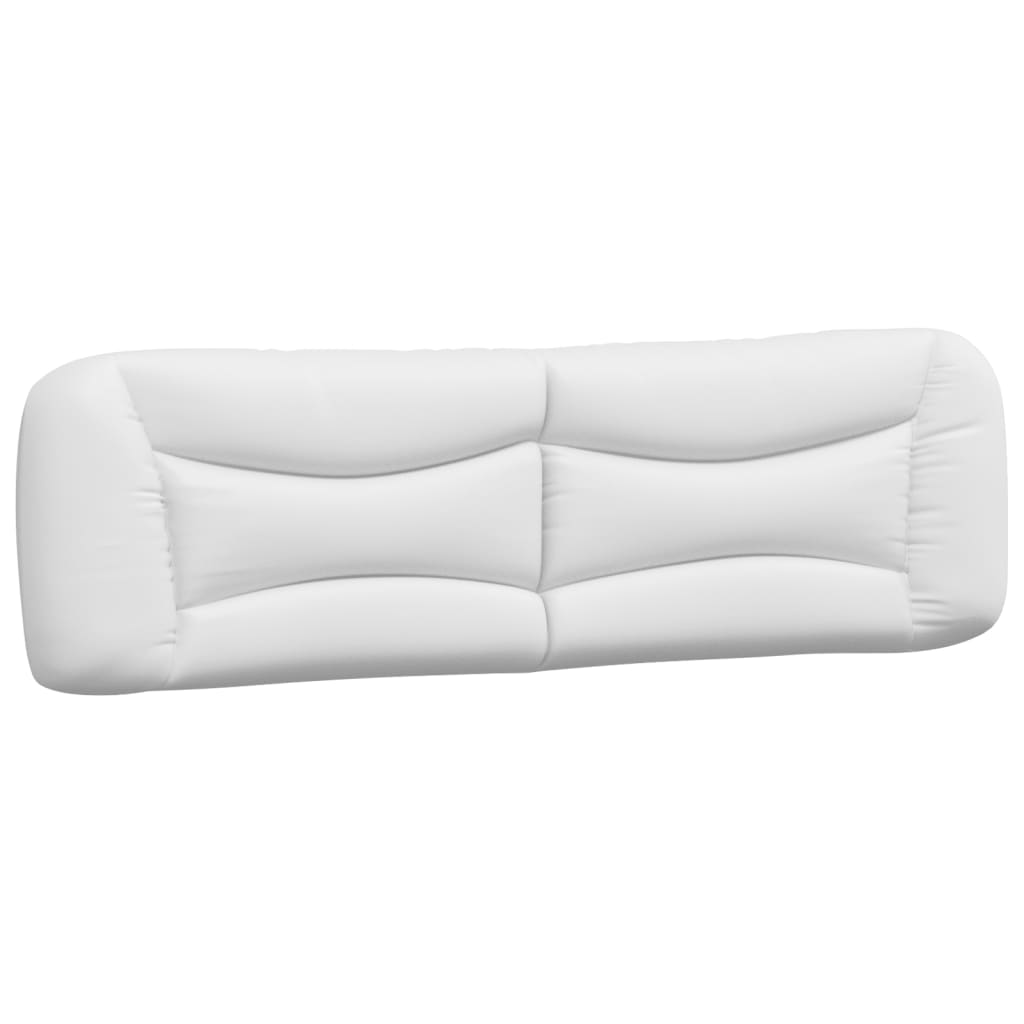 Headboard Cushion White Faux leather, PP fiber 76 in width
