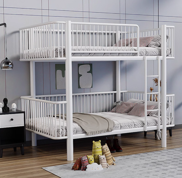High and low iron bunk beds with bunk beds