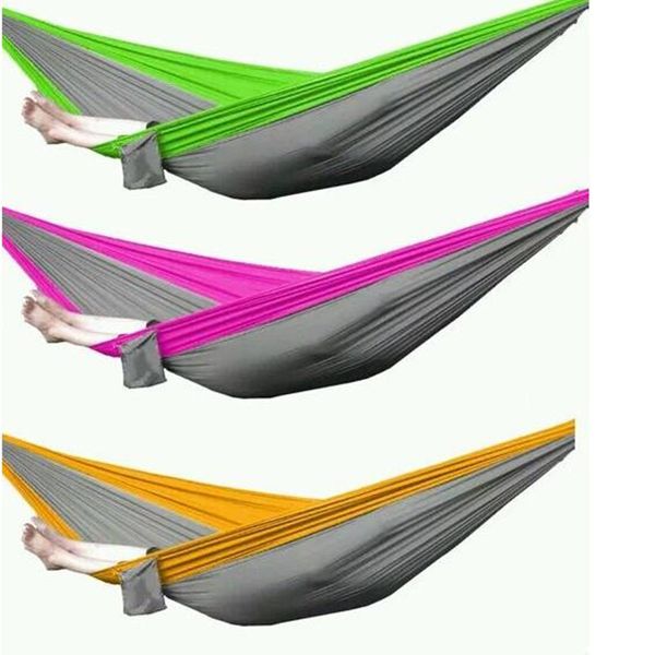 High-quality multicolored camping hammock with free shipping, suitable for both outdoor and indoor use