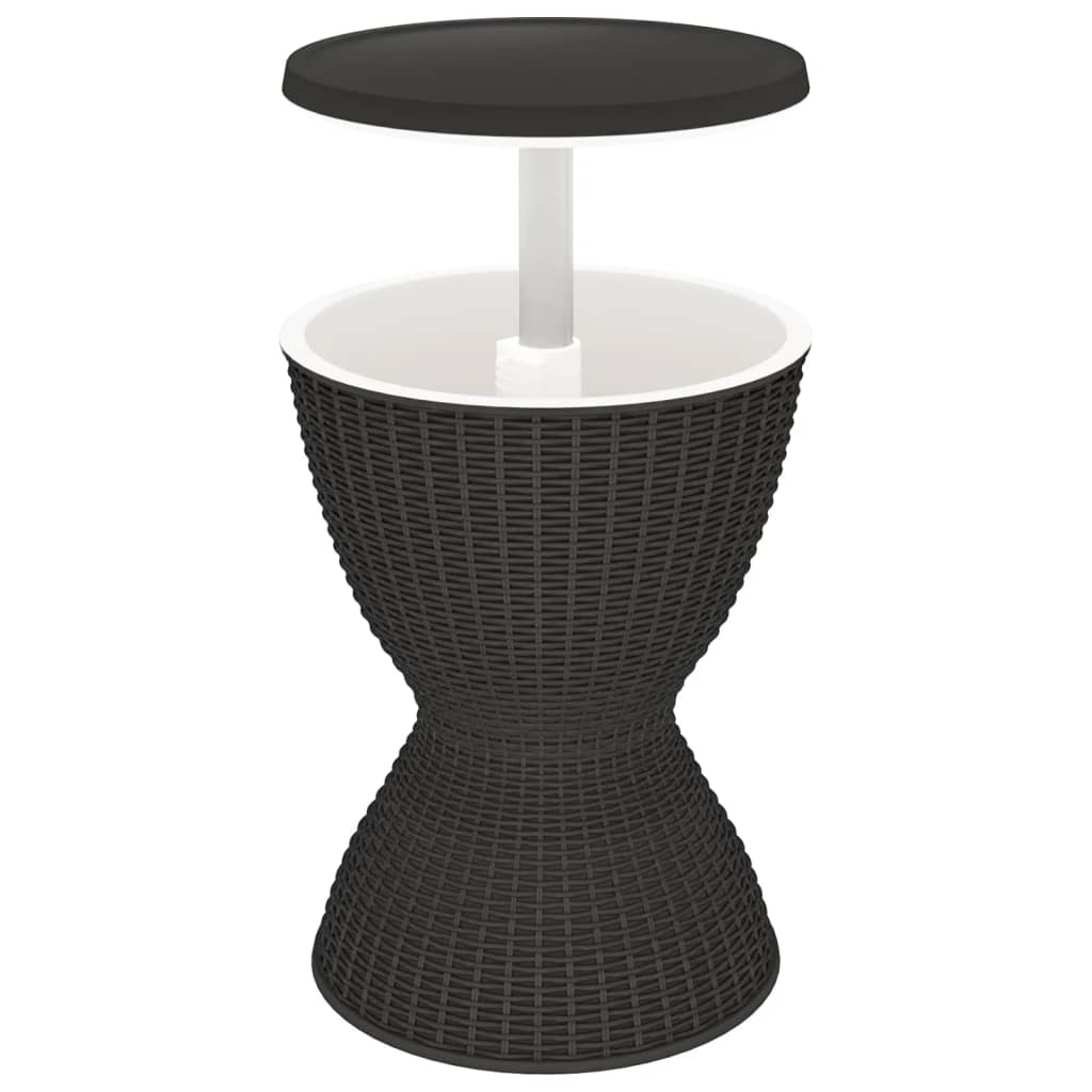 Ice Cooler Table Black Polypropylene (PP) Medium