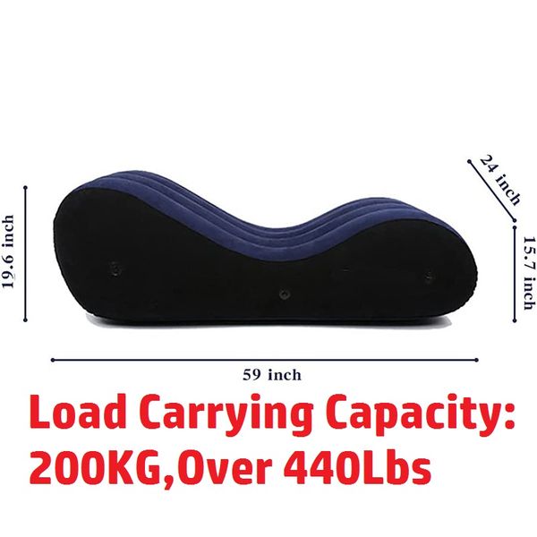 Inflatable adult love sofa for couples to enhance intimate experiences