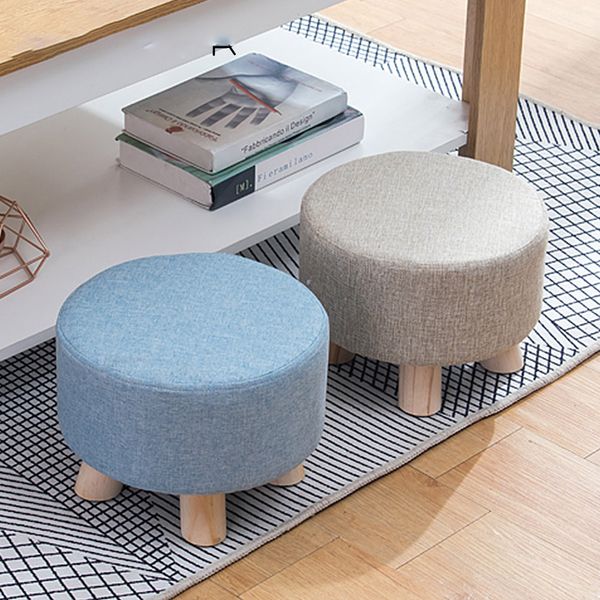 Joylove versatile wooden stool for kids and adults, perfect as a seat or footrest in entryways, hallways, or gardens