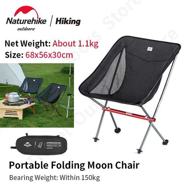 Lightweight and durable, the Naturehike YL05 folding chair is perfect for beach and camping trips with its aluminum alloy frame
