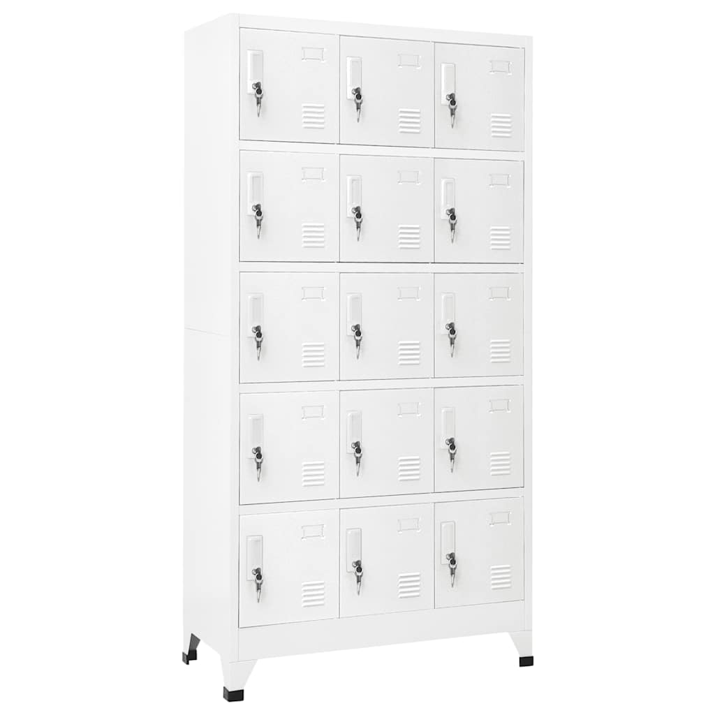 Locker Cabinet Light grey Steel Large Locker Cabinet
