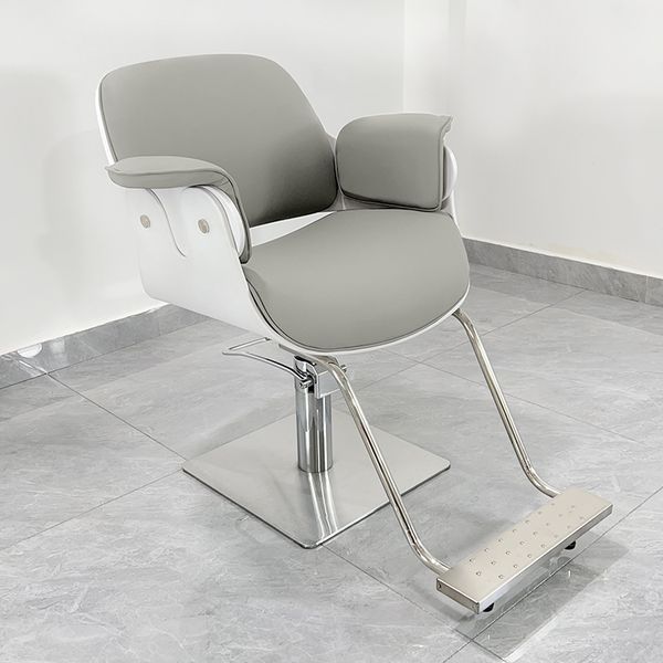 Luxury barber and beauty salon chairs, manicure stools, and aesthetic hairdressing furniture