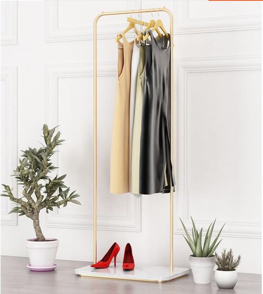 Marble metal coat hanger for modern bedrooms and living rooms