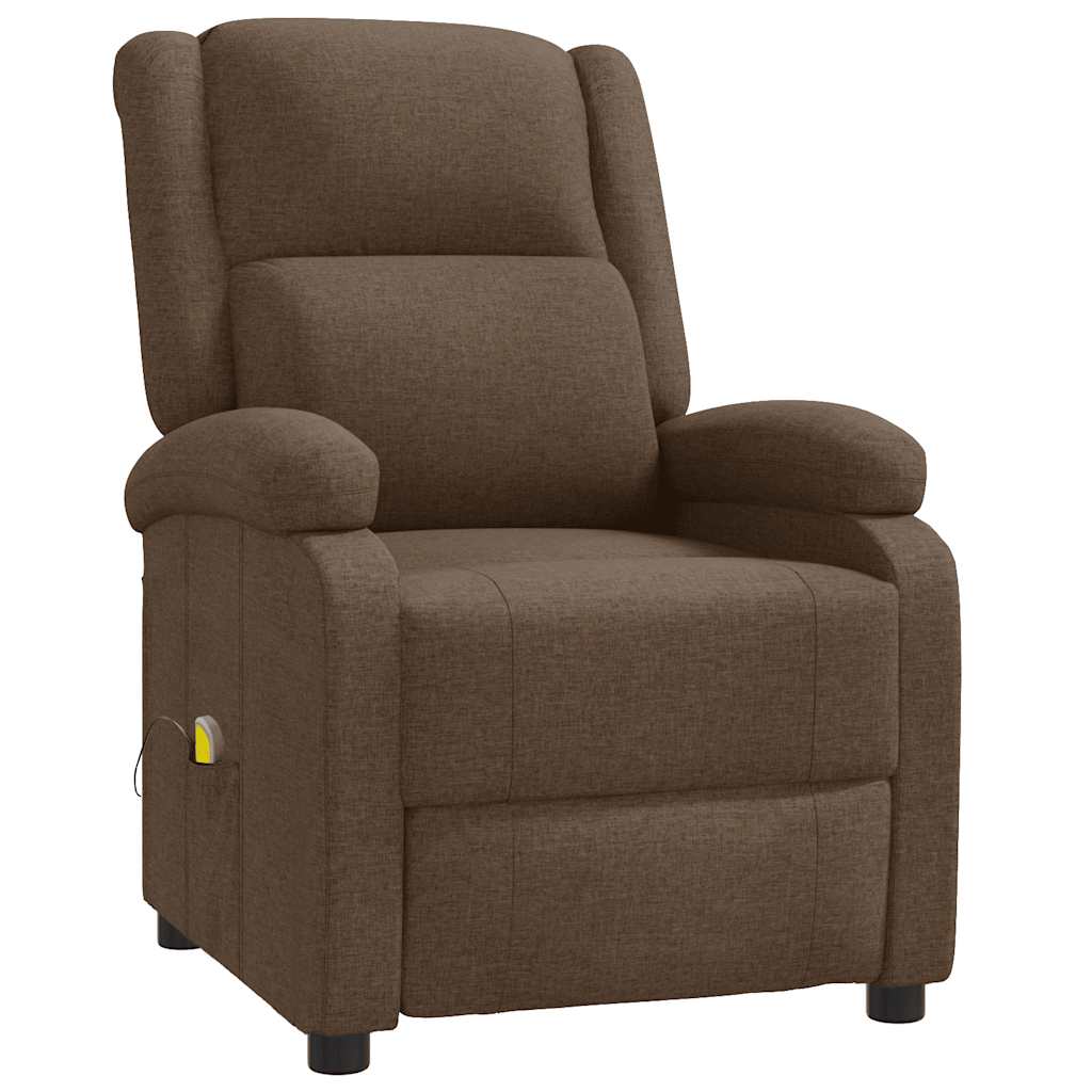 Massage Chair Brown 100% Polyester, Metal, Wood Great for home use