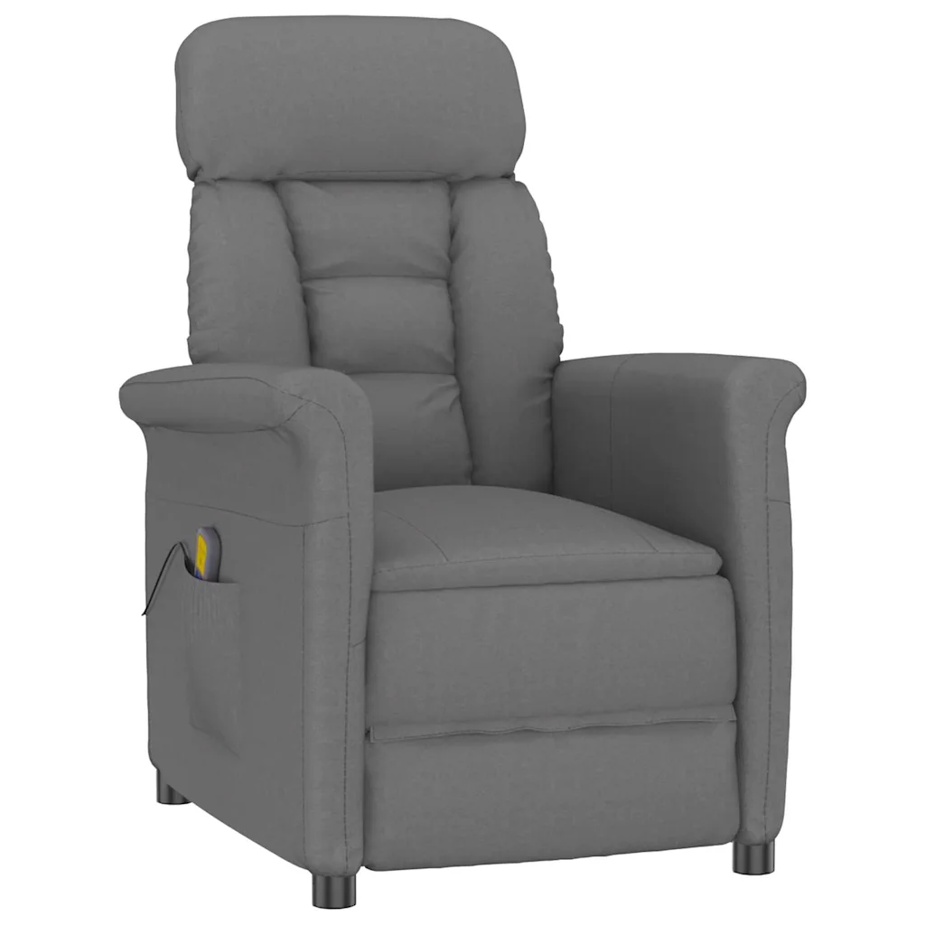 Massage Chair Dark gray 70.5 x 96.5 x 95 cm Polyester