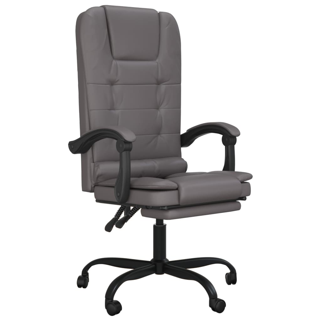 Massage Office Chair Gray