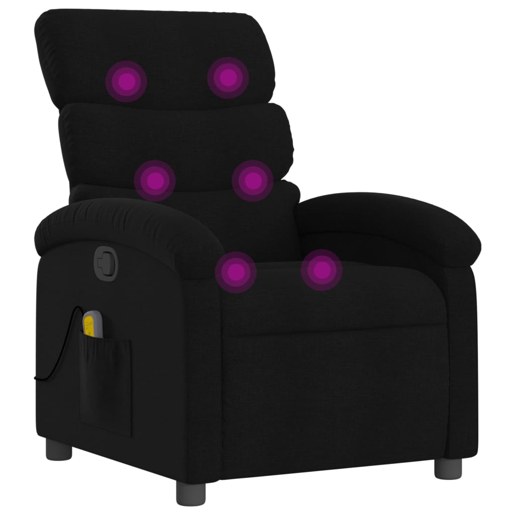 Massage Recliner Chair Black