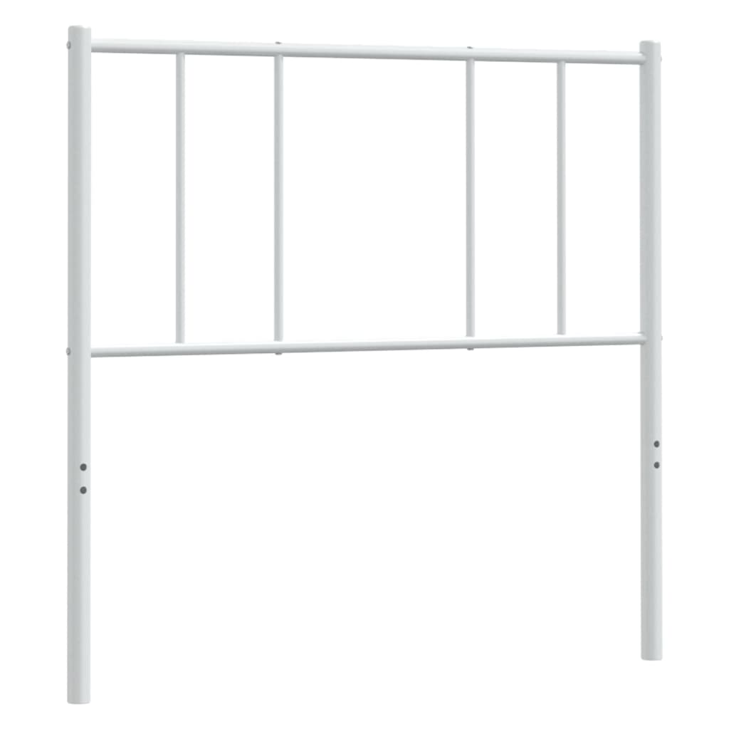 Metal Replace Headboard White 39.4"