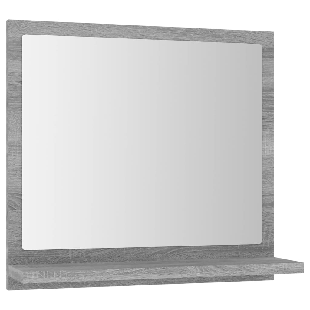 Mirror Grey sonoma Engineered wood, acrylic 15.7x4.1x14.6 in