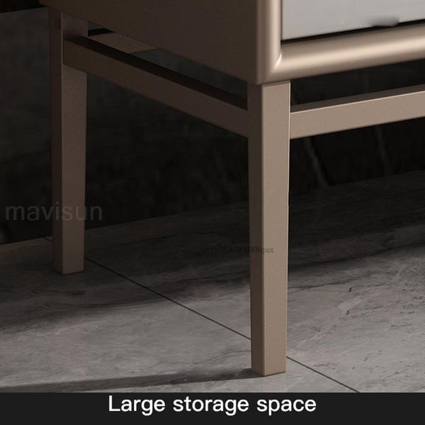 Modern minimalist large storage sideboard for kitchen, living room, corridor, porch, or villa cabinet in high-end luxury custom furniture