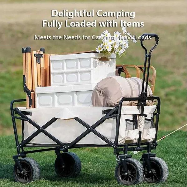 Multi-functional storage car for camping with ample space to keep all your gear organized for convenient travels