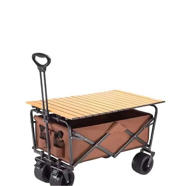 Multi-purpose collapsible beach cart for camping and outdoor use