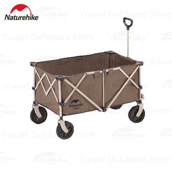 Naturehike Large 93L Folding Cart with Adjustable Handle for 80KG Loads