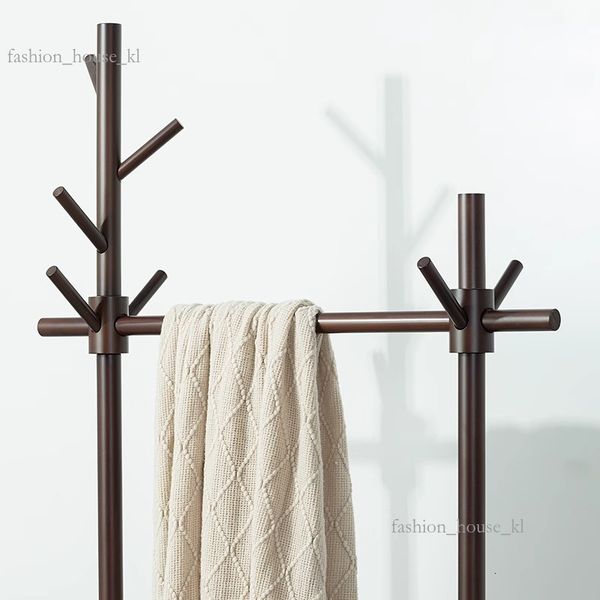 New Zealand pine stylish retro minimalist hangers with adjustable heavy-duty drying rack for versatile clothing storage