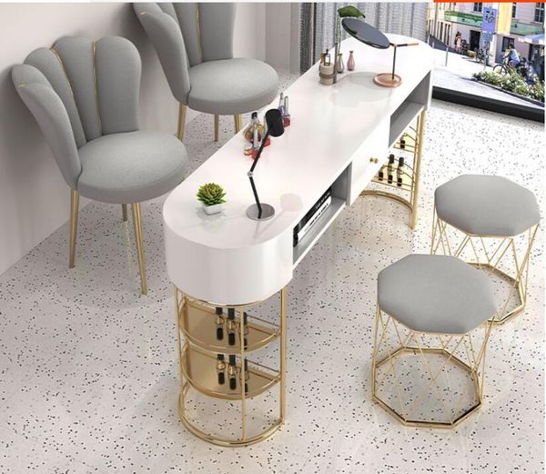 Nordic Dali dresser makeup table salon equipment furniture Nail Table Economy glass single and double person Nail desk Gold bargain Nail sho

Rewritten:
Nordic Dali makeup dresser, salon furniture including single and double glass nail tables, economy nail desks with gold accents