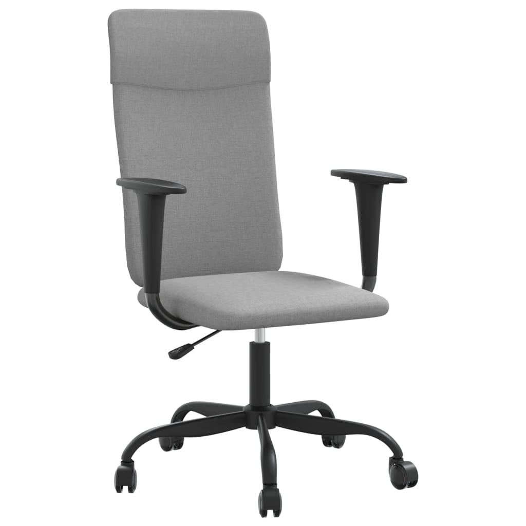 Office Chair Light Grey Fabric, Metal, Plywood Standard