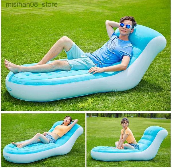 Other Furniture Float Luxury flocking back inflatable sofa lazy sofa lunch break loungers outdoor portable inflatable chair couches 84X170X8

Luxury floating inflatable furniture returns with portable outdoor loungers, lazy sofas, and chairs for relaxing breaks