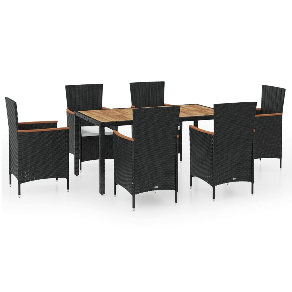 Outdoor Furniture Set Black